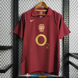 Camiseta Arsenal Retro Primera Equipacion 2005 2006