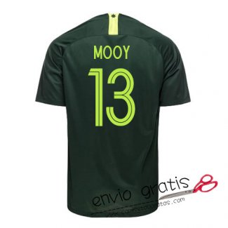 Camiseta Australia Segunda Equipacion 13#MOOY 2018