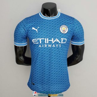 Camiseta Authentic Manchester City Special Edition Blue I 2022/2023