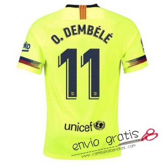 Camiseta Barcelona Segunda Equipacion 11#O.DEMBELE 2018-2019