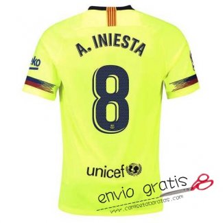 Camiseta Barcelona Segunda Equipacion 8#A.INIESTA 2018-2019