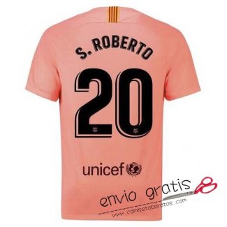 Camiseta Barcelona Tercera Equipacion 20#S.ROBERTO 2018-2019