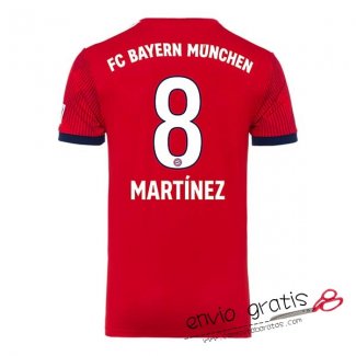 Camiseta Bayern Munich Primera Equipacion 8#MARTINEZ 2018-2019