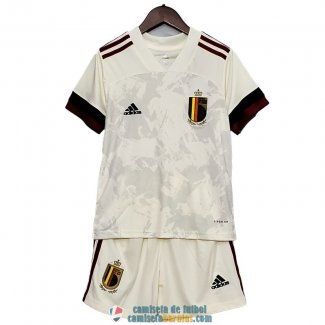 Camiseta Belgica Ninos Segunda Equipacion EURO 2020