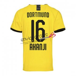 Camiseta Borussia Dortmund Primera Equipacion 16 AKANJI 2019-2020