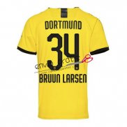 Camiseta Borussia Dortmund Primera Equipacion 34 BRUUN LARSEN 2019-2020