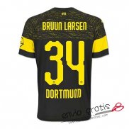 Camiseta Borussia Dortmund Segunda Equipacion 34#BRUUN LARSEN 2018-2019
