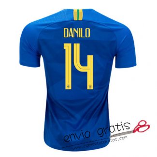 Camiseta Brasil Segunda Equipacion 2#DANILO 2018