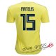 Camiseta Colombia Primera Equipacion 15#MATEUS 2018