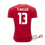 Camiseta Costa Rica Primera Equipacion 13#R.WALLACE 2018