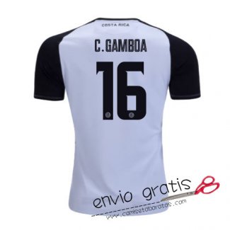 Camiseta Costa Rica Segunda Equipacion 16#C.GAMBOA 2018