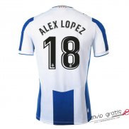 Camiseta Espanyol Primera Equipacion 18#ALEX LOPEZ 2019-2020