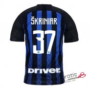 Camiseta Inter Milan Primera Equipacion 37#SKRINIAR 2018-2019