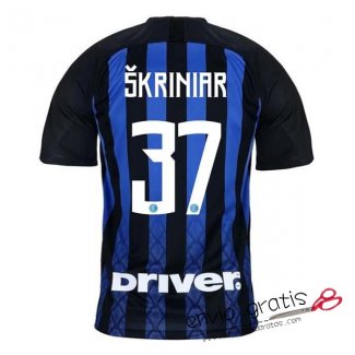 Camiseta Inter Milan Primera Equipacion 37#SKRINIAR 2018-2019