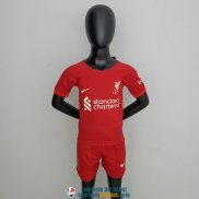 Camiseta Liverpool Ninos Primera Equipacion 2022/2023