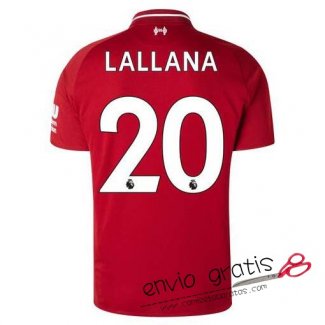 Camiseta Liverpool Primera Equipacion 20#LALLANA 2018-2019