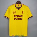 Camiseta Liverpool Retro Yellow 1985/1986