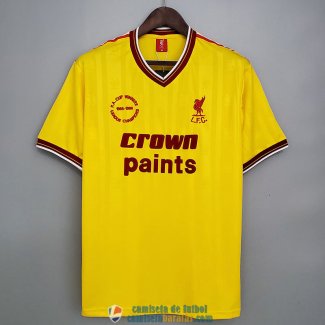 Camiseta Liverpool Retro Yellow 1985/1986