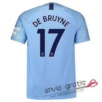 Camiseta Manchester City Primera Equipacion 17#DE BRUYNE 2018-2019