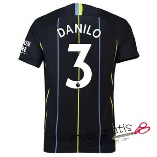 Camiseta Manchester City Segunda Equipacion 3#DANILO 2018-2019