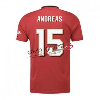 Camiseta Manchester United Primera Equipacion 15 ANDREAS 2019-2020 Cup