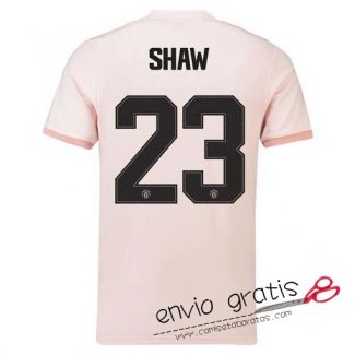 Camiseta Manchester United Segunda Equipacion 23#SHAW Cup Printing 2018-2019