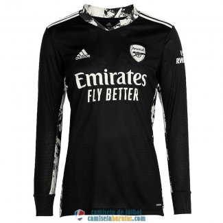 Camiseta Manga Larga Arsenal Portero Black 2020/2021