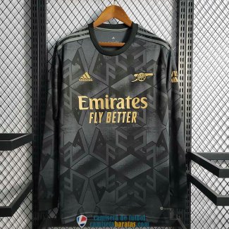 Camiseta Manga Larga Arsenal Segunda Equipacion 2022/2023