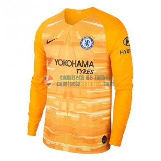 Camiseta Manga Larga Chelsea Yellow Portero 2019-2020