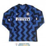 Camiseta Manga Larga Inter Milan Primera Equipacion 2020/2021