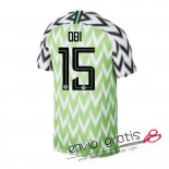 Camiseta Nigeria Primera Equipacion 15#JOEL OBI 2018