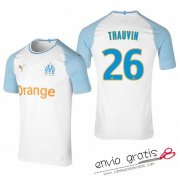 Camiseta Olympique Marseille Primera Equipacion 26#THAUVIN 2018-2019
