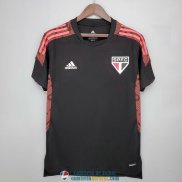 Camiseta Sao Paulo FC Training Black Red 2021/2022