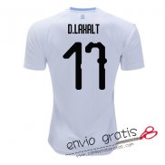 Camiseta Uruguay Segunda Equipacion 17#D.LAXALT 2018