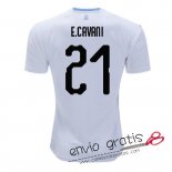 Camiseta Uruguay Segunda Equipacion 21#E.CAVANI 2018