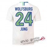Camiseta VfL Wolfsburg Segunda Equipacion 24#JUNG 2018-2019