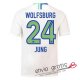 Camiseta VfL Wolfsburg Segunda Equipacion 24#JUNG 2018-2019