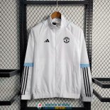 Manchester United Chaqueta Rompevientos White II 2023/2024