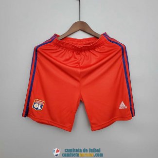 Pantalon Corto Olympique Lyonnais Segunda Equipacion 2021/2022