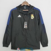 Real Madrid Chaqueta Rompevientos Black I 2022/2023