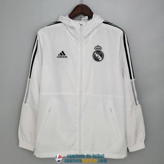 Real Madrid Chaqueta Rompevientos White III 2021/2022