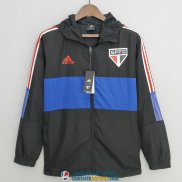 Sao Paulo FC Chaqueta Rompevientos Black Blue II 2022/2023