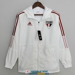 Sao Paulo FC Chaqueta Rompevientos White I 2022/2023 Sao Paulo FC Chaqueta Rompevientos White I 2022/2023