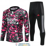 Arsenal Sudadera De Entrenamiento Pink Pattern + Pantalon Black 2021/2022