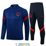 Atletico De Madrid Sudadera De Entrenamiento Blue + Pantalon Navy 2021/2022