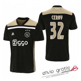 Camiseta Ajax Segunda Equipacion 32#CERNY 2018-2019