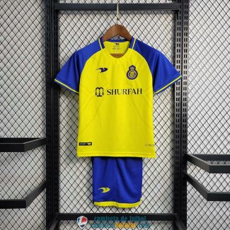 Camiseta Al Nassr FC Ninos Primera Equipacion 2022/2023