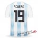 Camiseta Argentina Primera Equipacion 19#AGUERO 2018