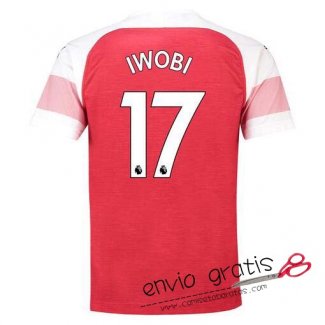 Camiseta Arsenal Primera Equipacion 17#IWOBI 2018-2019
