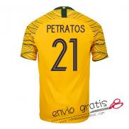 Camiseta Australia Primera Equipacion 21#PETRATOS 2018